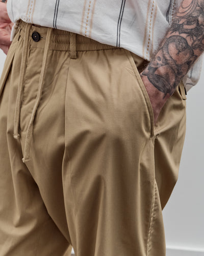 Universal Works Pleated Track Pant, Sand