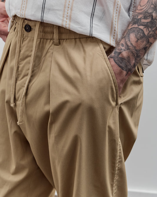 Universal Works Pleated Track Pant, Sand