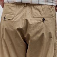 Universal Works Pleated Track Pant, Sand