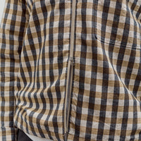 Universal Works Zip Shirt, Olive Check