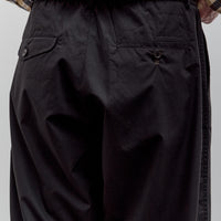 Universal Works Pleated Track Pant, Black