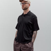 Universal Works S/S Pullover Knit Shirt II, Black