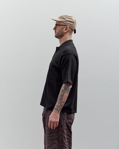 Universal Works S/S Pullover Knit Shirt II, Black