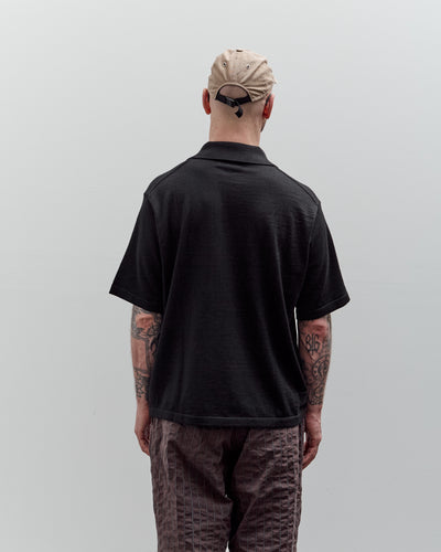 Universal Works S/S Pullover Knit Shirt II, Black