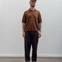 Universal Works S/S Knit Pullover, Brown