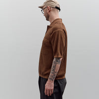 Universal Works S/S Knit Pullover, Brown