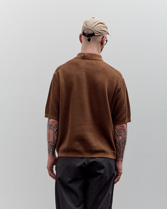 Universal Works S/S Knit Pullover, Brown