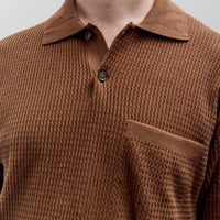 Universal Works S/S Knit Pullover, Brown