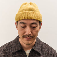 Universal Works Short Watch Cap, Gold