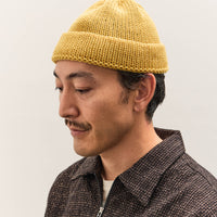 Universal Works Short Watch Cap, Gold