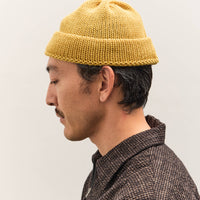 Universal Works Short Watch Cap, Gold