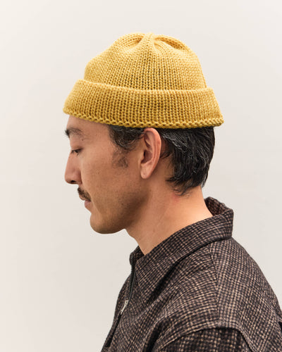 Universal Works Short Watch Cap, Gold