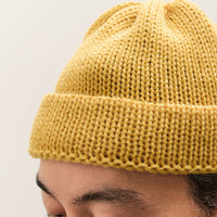 Universal Works Short Watch Cap, Gold