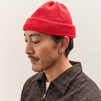 Universal Works Short Watch Cap, Red