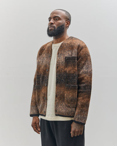 Universal Works Cardigan, Ombre Brown