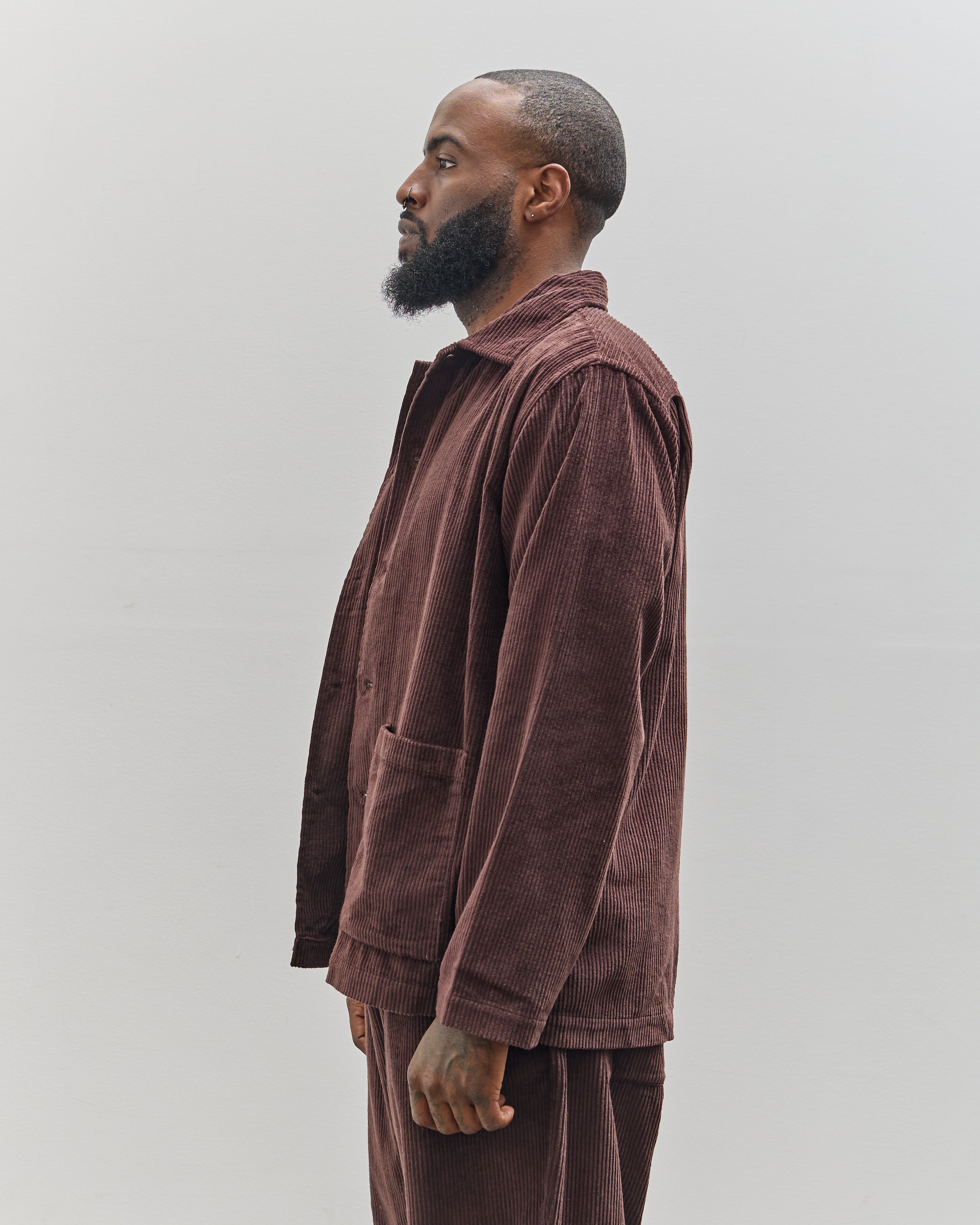 Universal Works Easy Jacket, Rich Brown – Glasswing