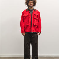 Universal Works Military Fatigue Jacket, Red