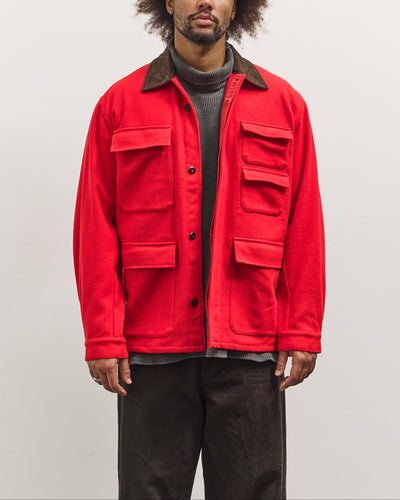 Universal Works Military Fatigue Jacket, Red
