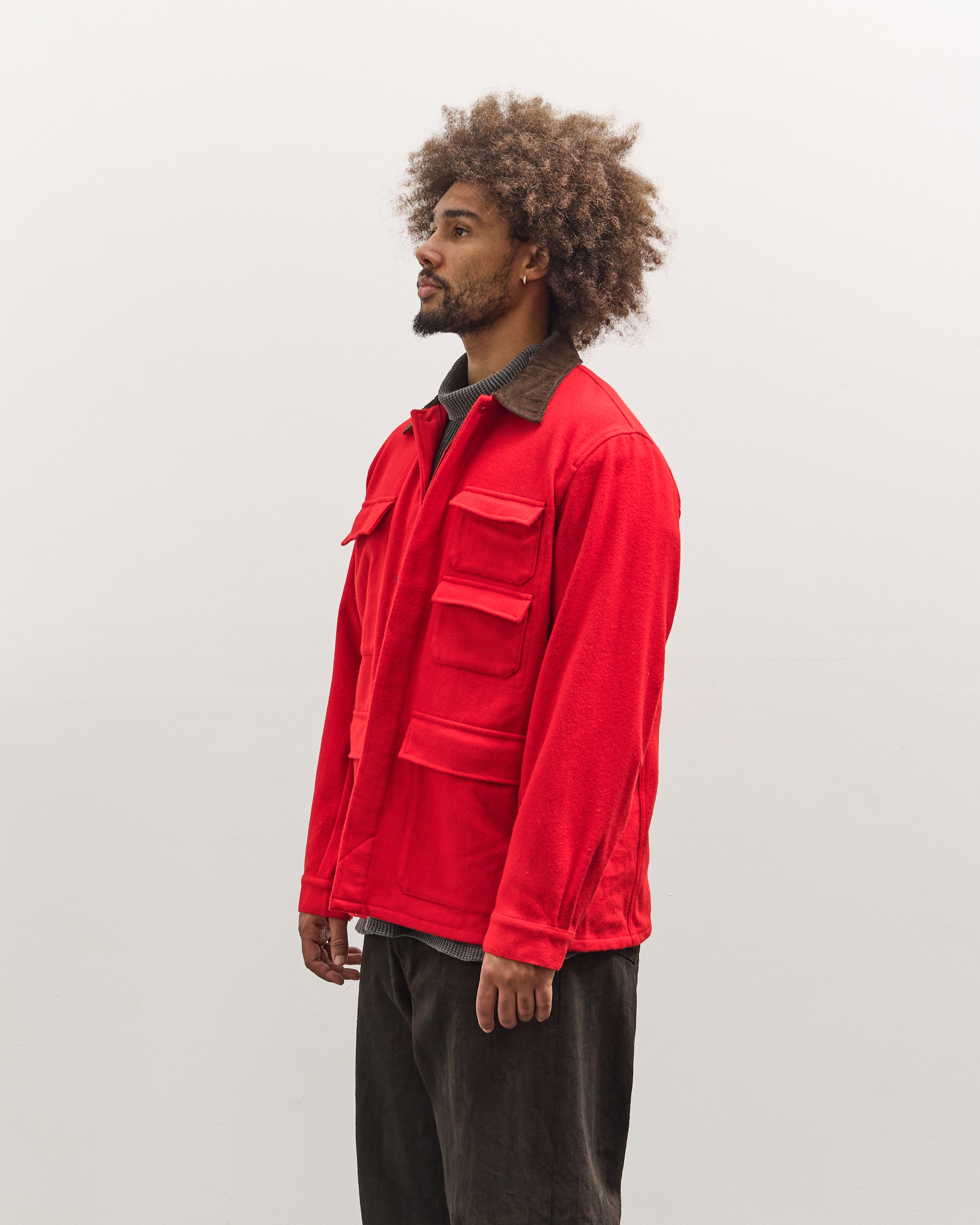 Universal Works Military Fatigue Jacket, Red – Glasswing