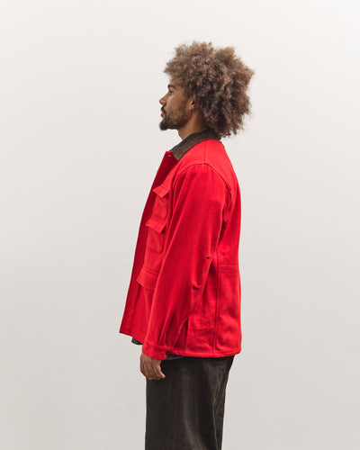 Universal Works Military Fatigue Jacket, Red