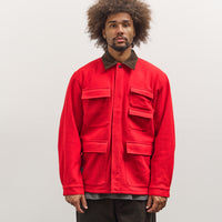 Universal Works Military Fatigue Jacket, Red