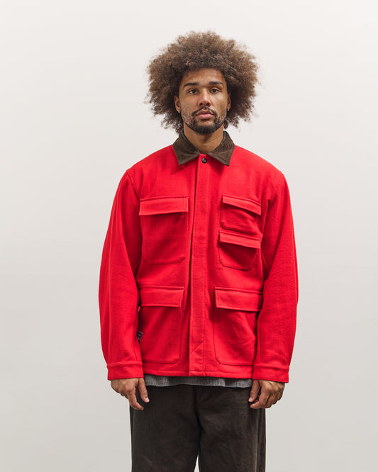 Universal Works Military Fatigue Jacket, Red