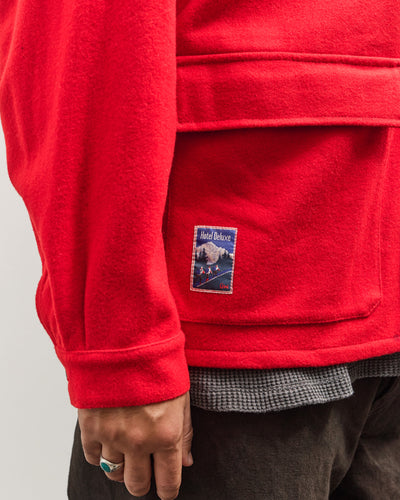 Universal Works Military Fatigue Jacket, Red