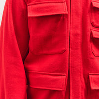 Universal Works Military Fatigue Jacket, Red
