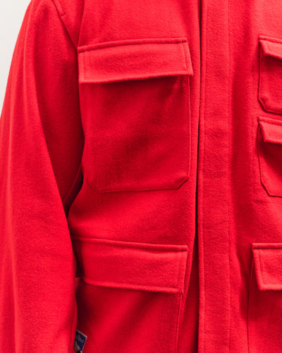 Universal Works Military Fatigue Jacket, Red