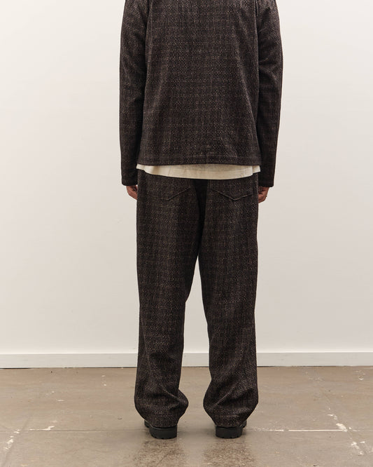 Universal Works Duke Pant, Brown Cedar Check