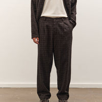 Universal Works Duke Pant, Brown Cedar Check