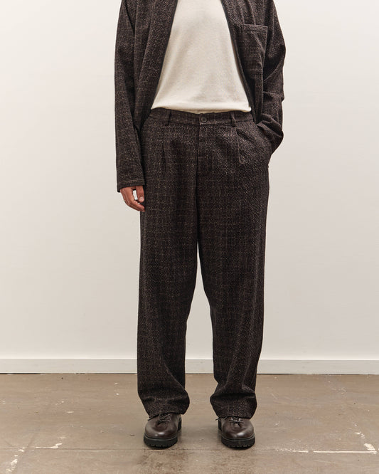 Universal Works Duke Pant, Brown Cedar Check