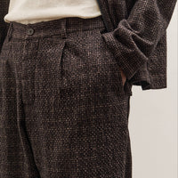 Universal Works Duke Pant, Brown Cedar Check
