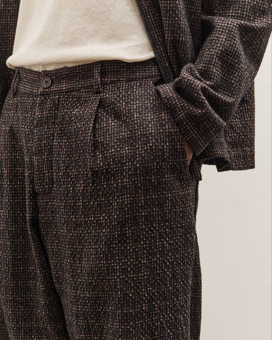 Universal Works Duke Pant, Brown Cedar Check