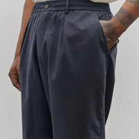 Universal Works Pleated Track Pant, Navy