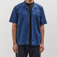 Universal Works Road Shirt, Washed Indigo