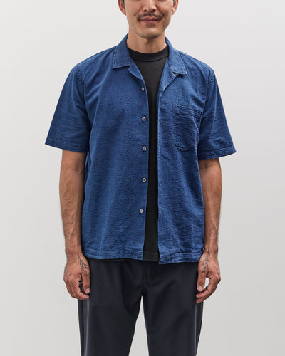 Universal Works Road Shirt, Washed Indigo