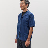 Universal Works Road Shirt, Washed Indigo