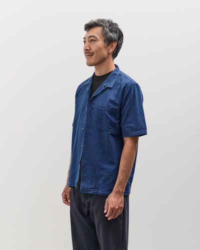 Universal Works Road Shirt, Washed Indigo