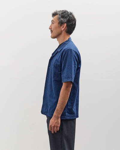 Universal Works Road Shirt, Washed Indigo