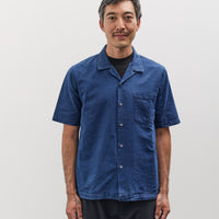 Universal Works Road Shirt, Washed Indigo
