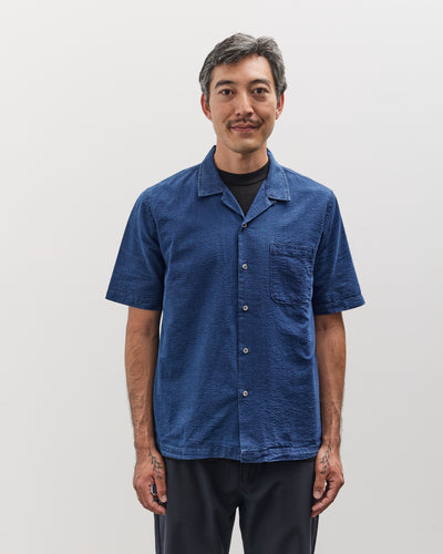 Universal Works Road Shirt, Washed Indigo