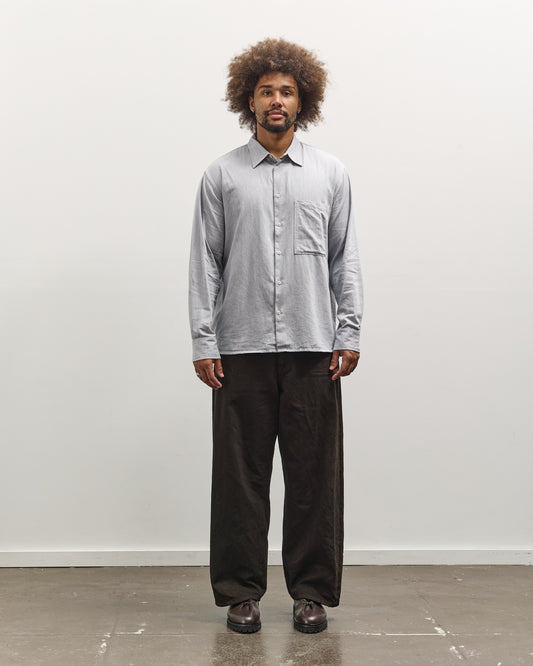 Universal Works Square Pocket Shirt, Sky Blue