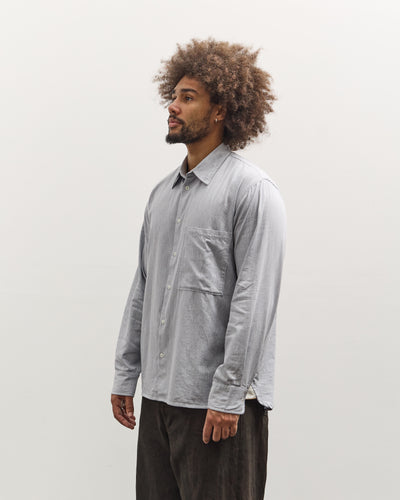 Universal Works Square Pocket Shirt, Sky Blue