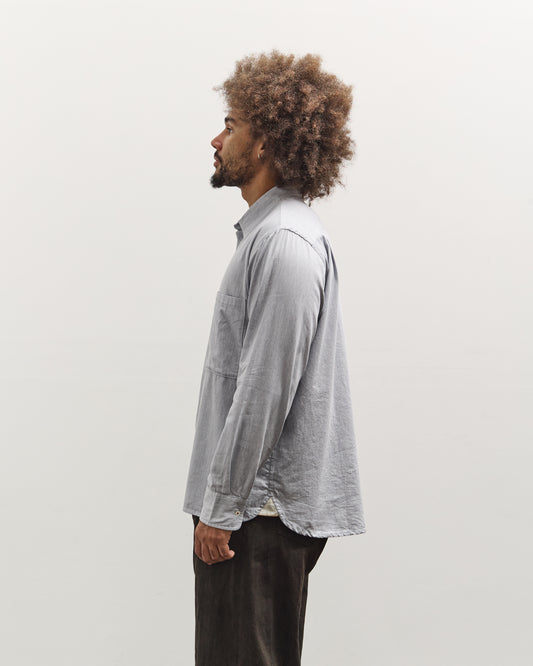 Universal Works Square Pocket Shirt, Sky Blue