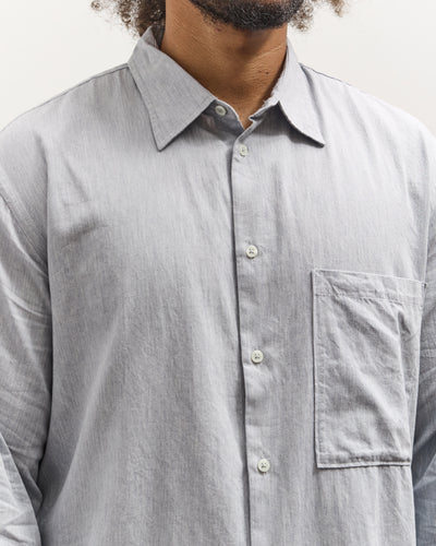 Universal Works Square Pocket Shirt, Sky Blue