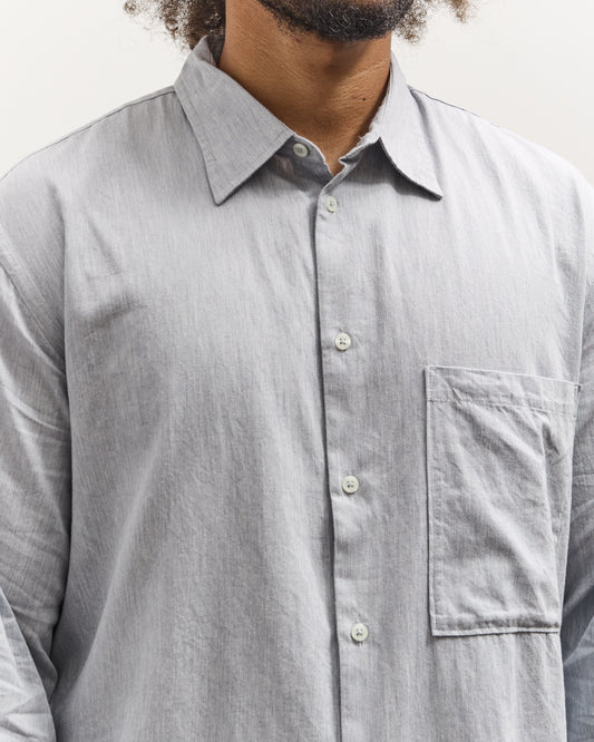 Universal Works Square Pocket Shirt, Sky Blue