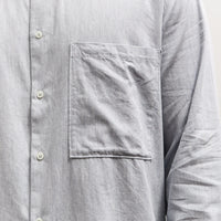 Universal Works Square Pocket Shirt, Sky Blue