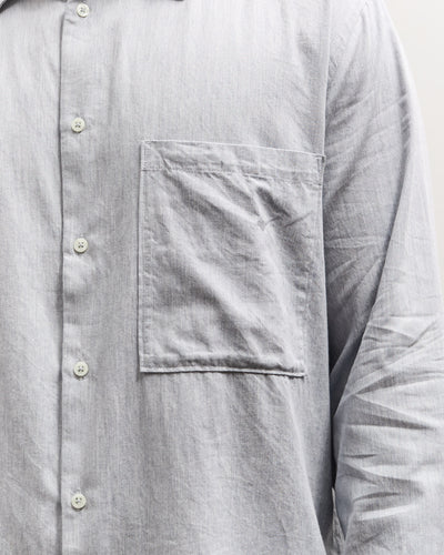 Universal Works Square Pocket Shirt, Sky Blue