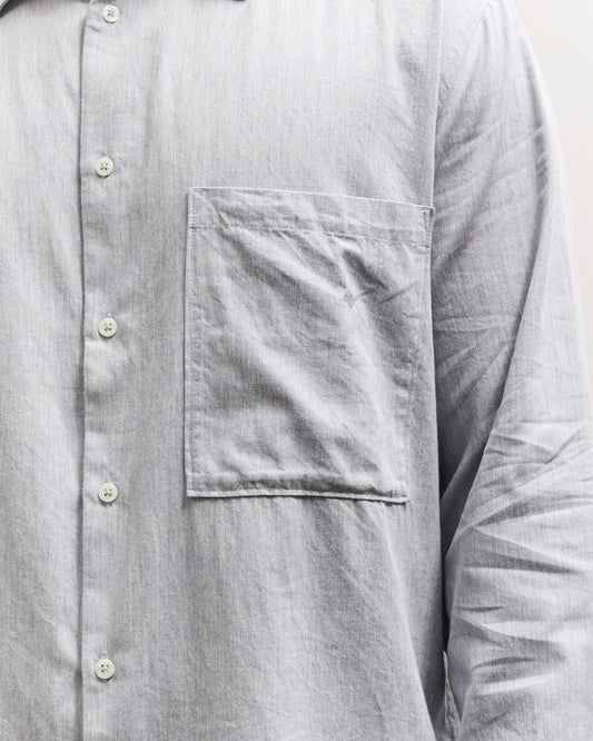 Universal Works Square Pocket Shirt, Sky Blue